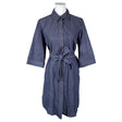 Unisex House of Lola - Denim dress, size 40 - Blue ()