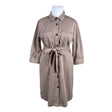 Unisex Cream - Tricot dress, size 42 - Brown ()