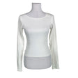 Unisex Brandy Melville - Tricot shirt, size 34 - White ()