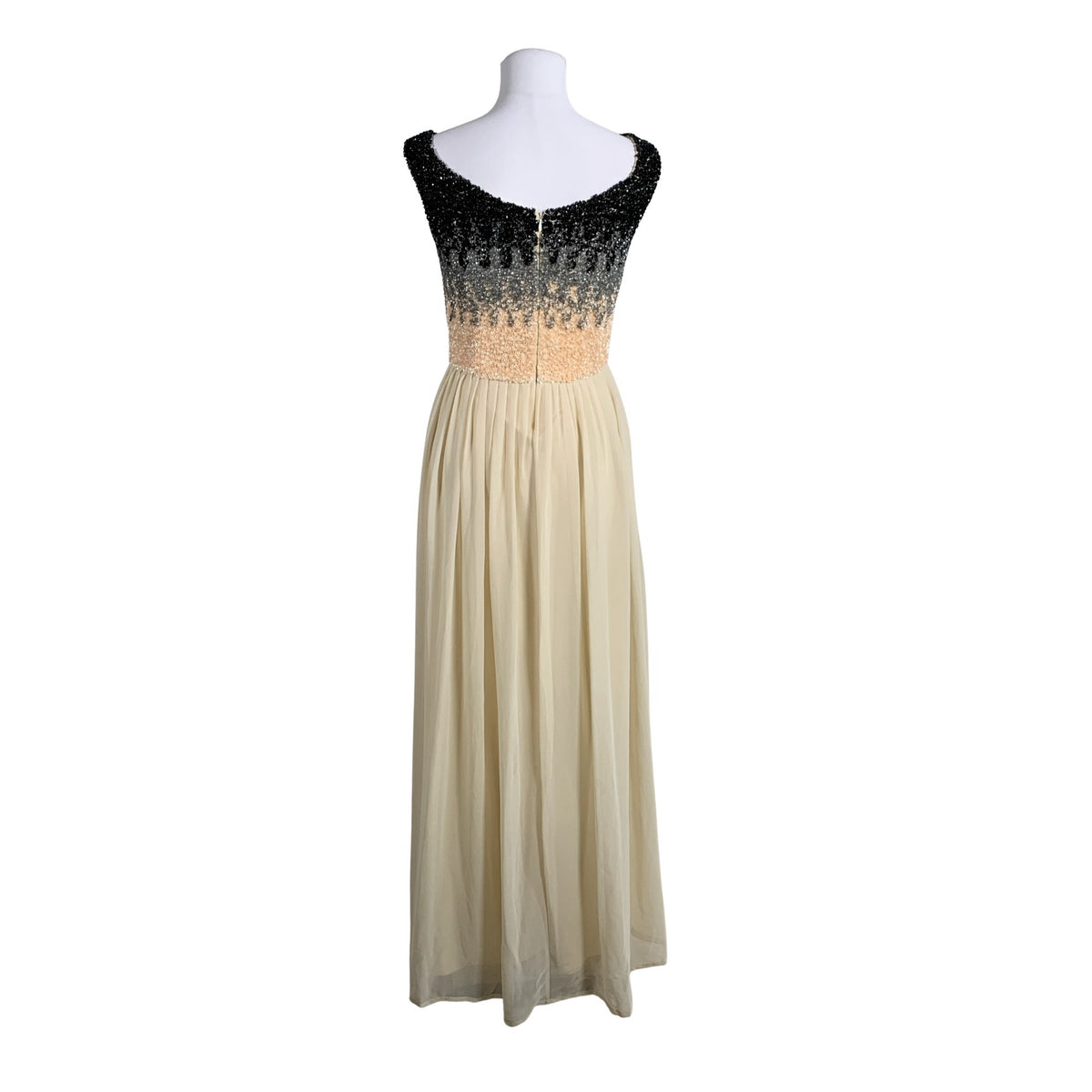 Unisex Lace & Beads - Maxi dress, size 34 - Beige (2)