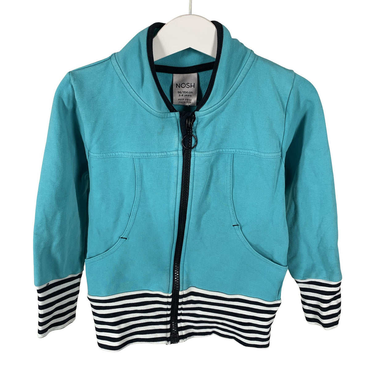Unisex NOSH - Sweatshirt, size 98 - 104 - Turquoise (1)