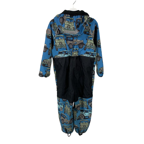 Unisex Jonathan - Soft shell jumpsuit, size 104 - 110 - Blue (2)