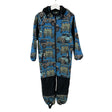 Unisex Jonathan - Soft shell jumpsuit, size 104 - 110 - Blue ()