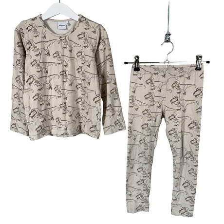 Unisex Metsola - Tricot shirt, size 104 - 110 - Beige ()
