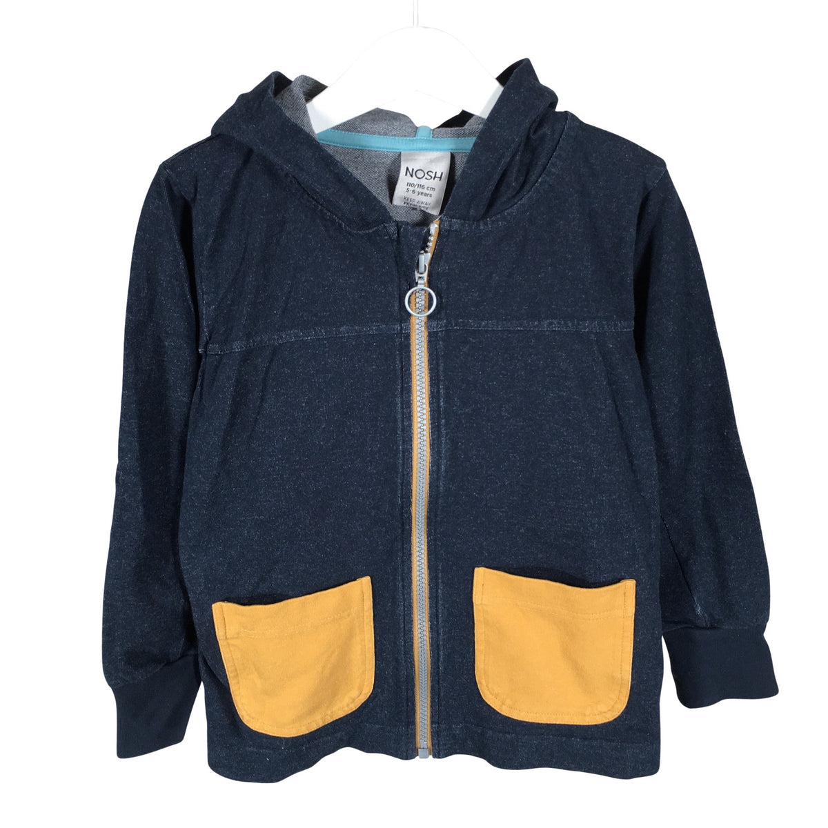 Unisex NOSH - Hoodie, size 110 - 116 - Blue (1)