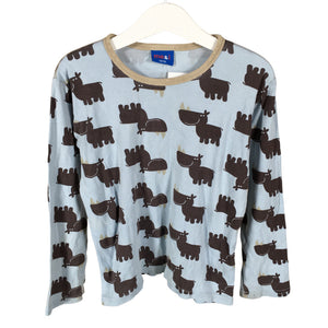 Unisex me&i - Tricot shirt, size 110 - 116 - Light blue (1)
