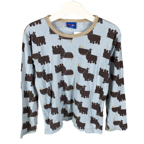 Unisex me&i - Tricot shirt, size 110 - 116 - Light blue ()
