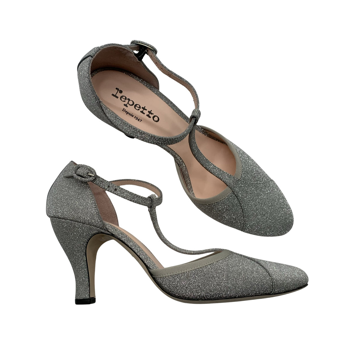 Unisex Repetto - High heels, size 41 - Silver (1)