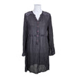 Unisex Cream - Schiffon dress, size 40 - Gray ()