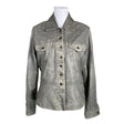Unisex Kello - Leather jacket, size 40 - Gray ()