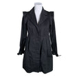 Unisex Mama Licious - Trench coat, size 38 - Black ()