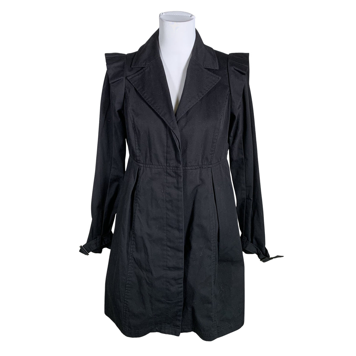 Unisex Mama Licious - Trench coat, size 38 - Black (1)