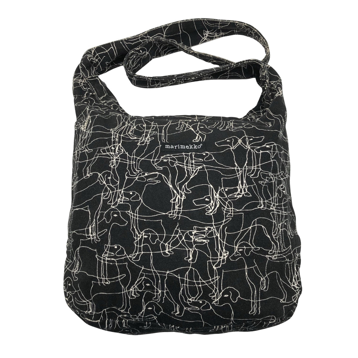 Unisex Marimekko - Shoulder bag, size Midi - Black (1)