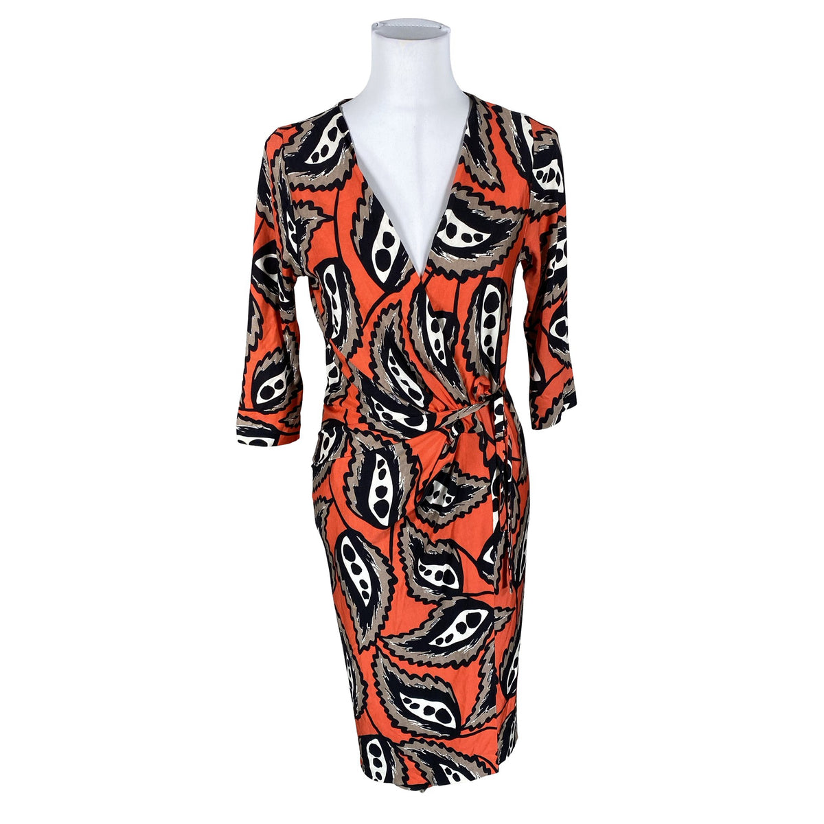 Unisex Diane von Furstenberg - Tricot dress, size 40 - Red (1)