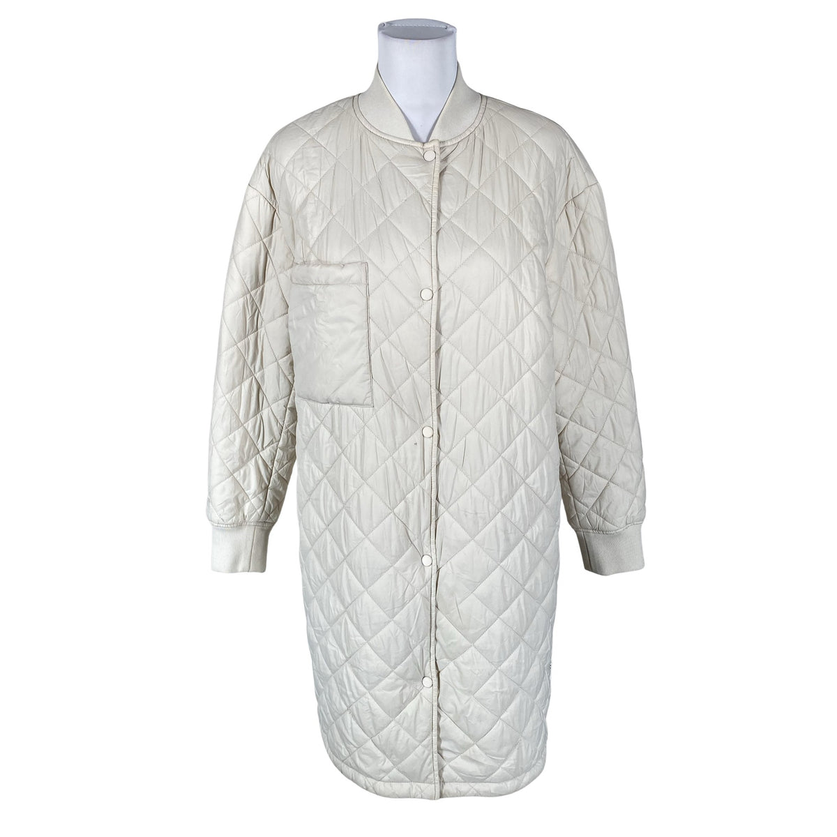 Unisex Marc O'Polo - Quilted jacket, size 38 - Natural white (1)