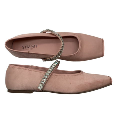 Unisex Simmi - Festive ballerinas, size 40 - Light pink ()
