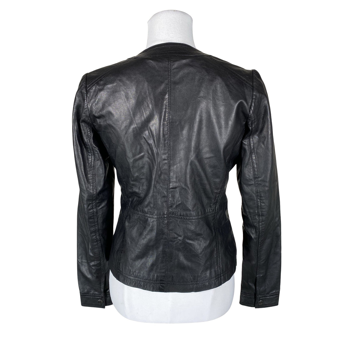 Unisex Saki - Leather jacket, size 36 - Black (2)