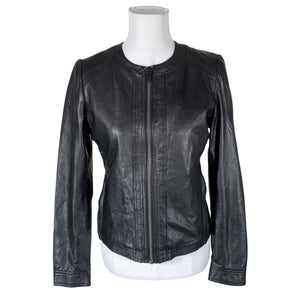 Unisex Saki - Leather jacket, size 36 - Black (1)