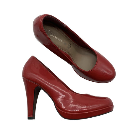 Unisex Tamaris - High heels, size 38 - Red ()