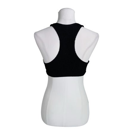 Unisex Samsoe&Samsoe - Tricot tank top, size 32 - Black (2)