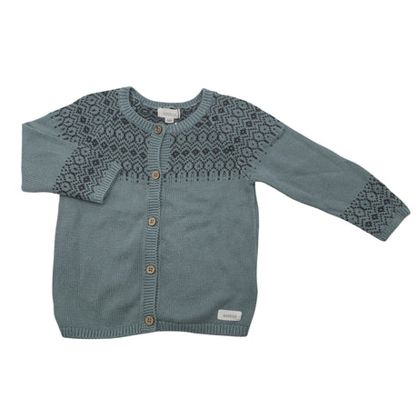 Unisex Newbie - Cardigan, size 80 - 86 - Blue ()