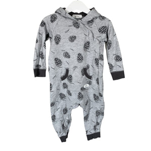 Unisex Newbie - Overalls, size 80 - 86 - Gray (1)