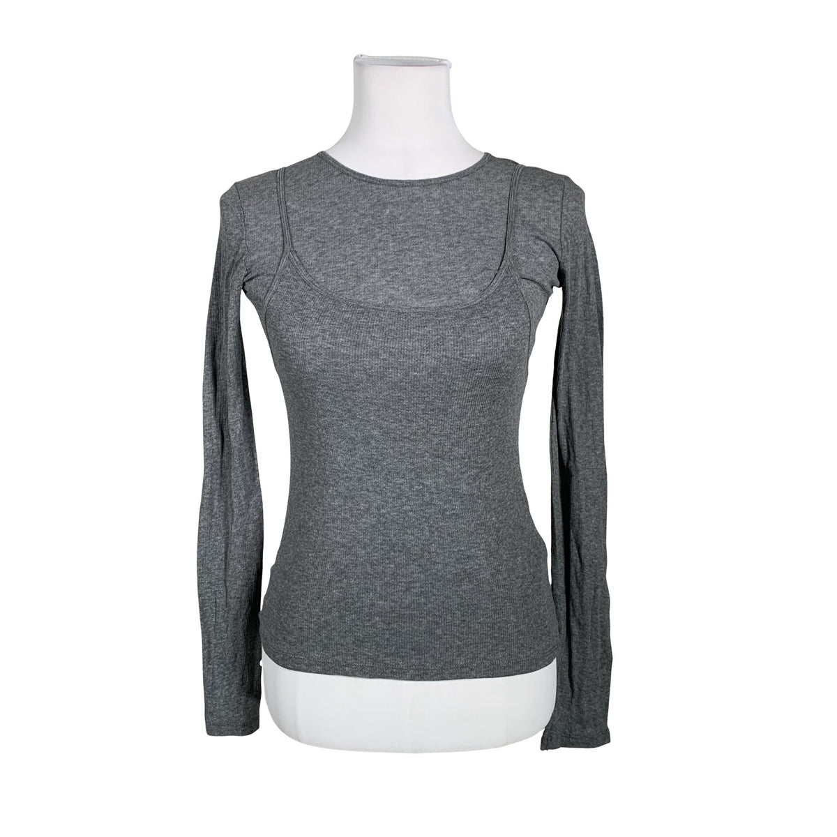 Unisex Massimo Dutti - Tricot shirt, size 34 - Gray (1)
