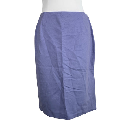 Unisex Ann Taylor - Fabric skirt, size 38 - Blue ()