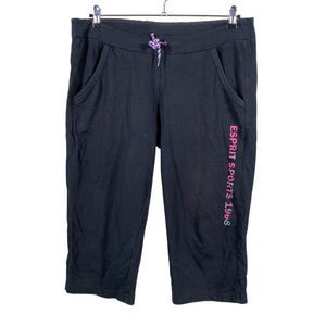 Unisex Esprit - Capri sweatpants, size 46 - Black (1)