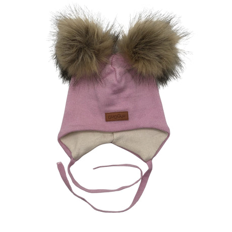 Unisex Gugguu - Winter hat, size 40 - 42 cm - Light pink ()