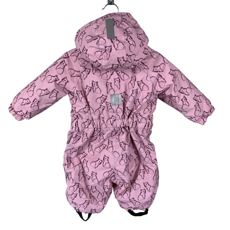 Unisex Reima - Winter overall, size 68 - 74 - Light pink (2)