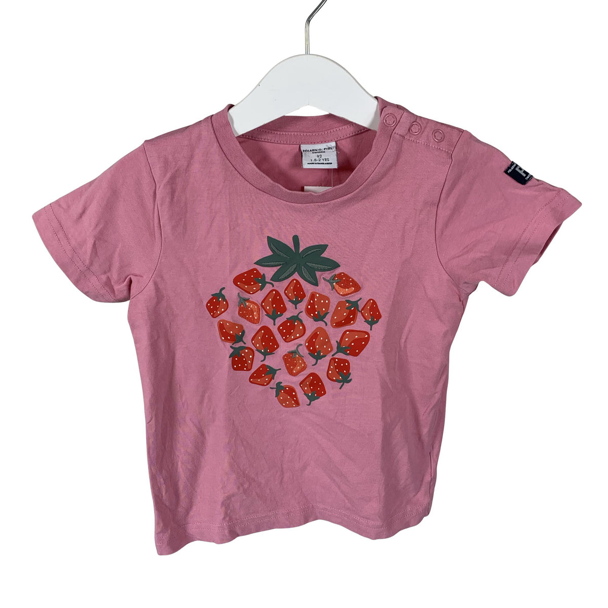 Unisex Polarn O. Pyret - T-shirt, size 86 - 92 - Light pink (1)