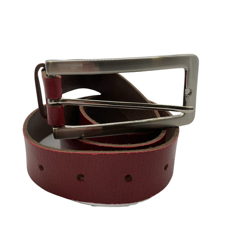 Unisex Aditchi - Leather belt, size Ei kokoa - Red ()