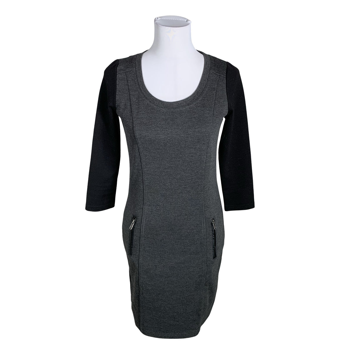 Unisex s.Oliver - Tricot dress, size 34 - Gray (1)