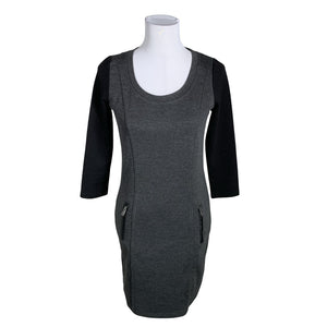 Unisex s.Oliver - Tricot dress, size 34 - Gray (1)