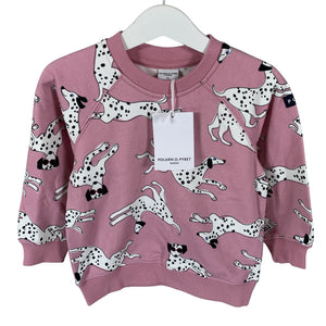 Unisex Polarn O. Pyret - Sweatshirt, size 86 - 92 - Light pink (1)