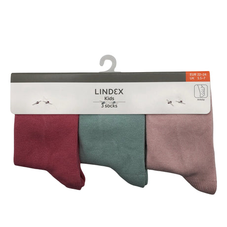 Unisex Lindex - Socks, size 21 - Light pink ()