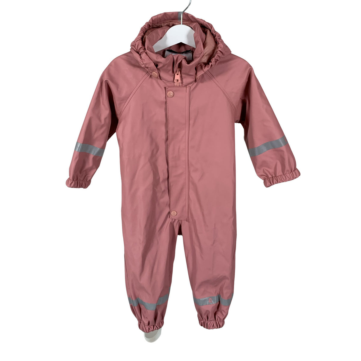 Unisex Reima - Rain overall, size 74 - 80 - Light pink (1)