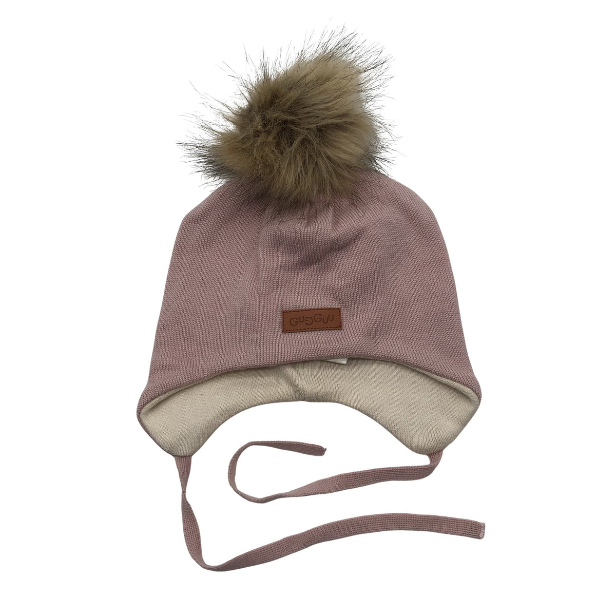 Unisex Gugguu - Winter hat, size 48 - 50 cm - Light pink (1)
