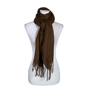 Unisex Pashmina - Scarf, size Maxi - Brown (1)