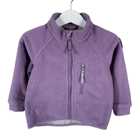 Unisex Polarn O. Pyret - Fleece jacket, size 80 - 86 - Violet ()
