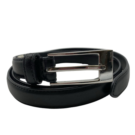 Unisex Veniz - Leather belt, size Ei kokoa - Black ()