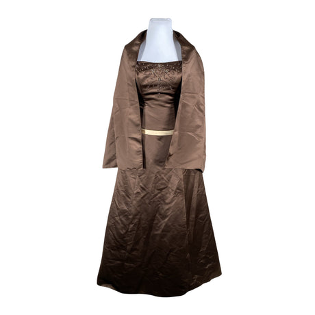 Unisex Alexia Designs - Party dress, size 42 - Brown (2)