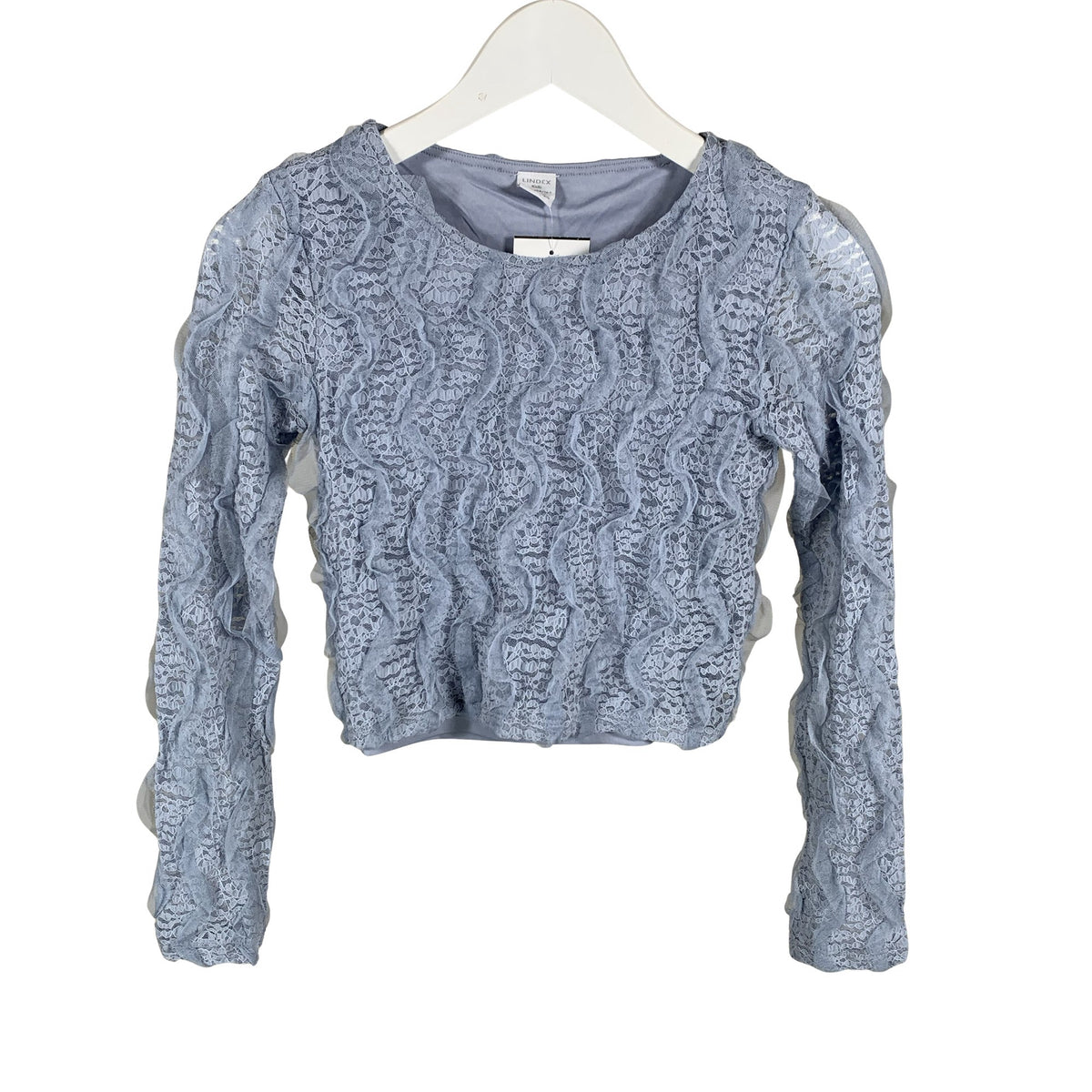 Unisex Lindex - Blouse, size 158 - 164 - Light blue (1)