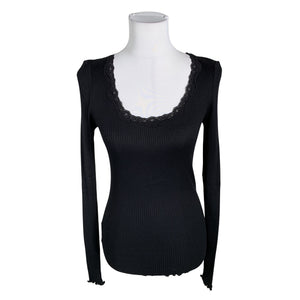 Unisex Noa Noa - Tricot shirt, size 40 - Black (1)