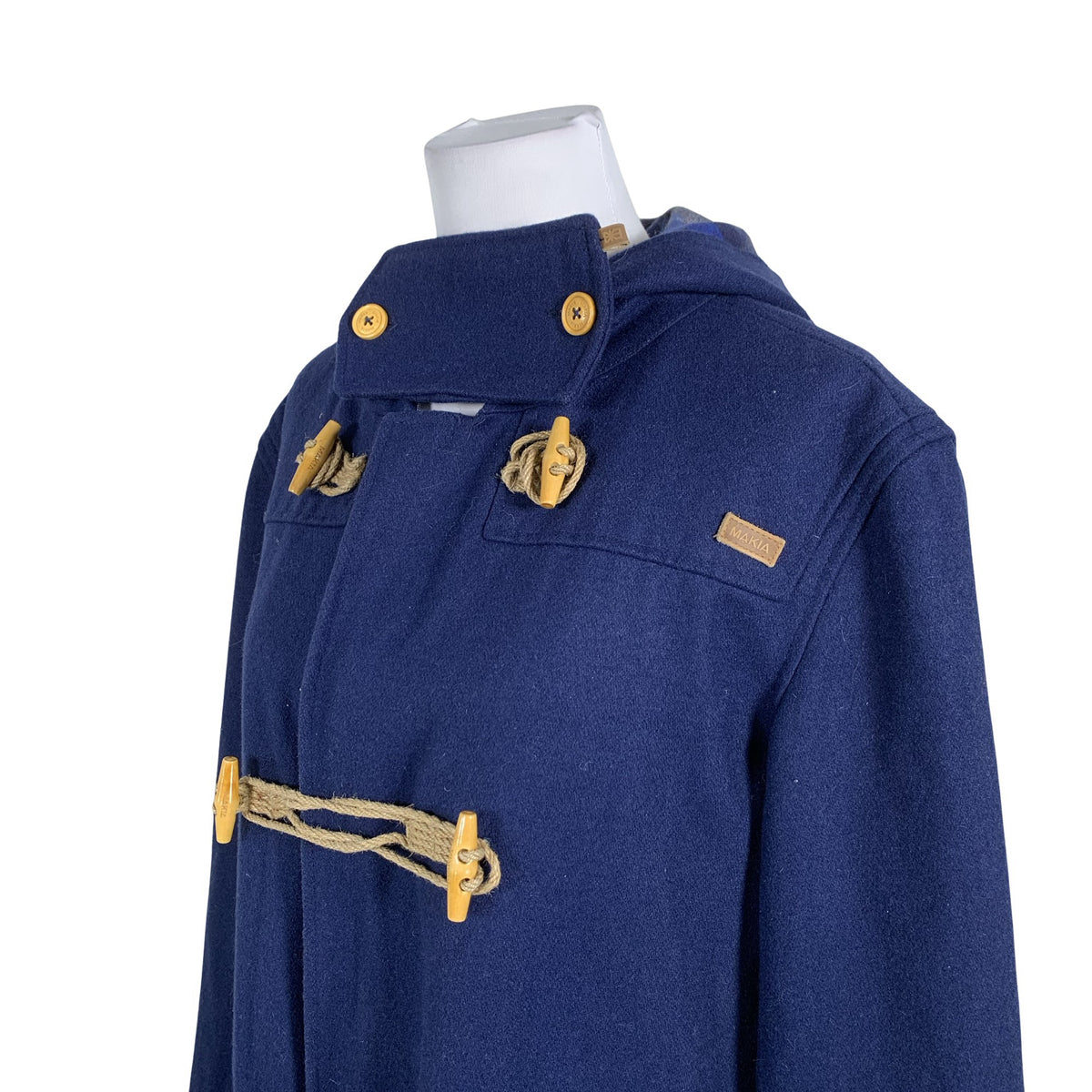 Unisex Makia - Wool coat, size 36 - Blue (2)