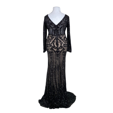 Unisex Soky & Soka - Evening dress, size 42 - Black (2)
