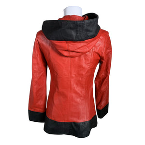 Unisex venatto - Leather jacket, size 36 - Red (2)