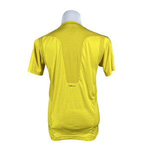 Unisex Adidas - Sports shirt, short sleeve, size S - Yellow (2)