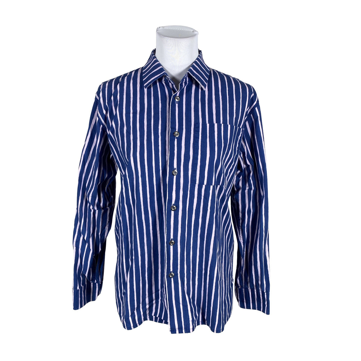 Unisex Marimekko - Collared shirt, size 34 - Blue (1)